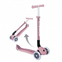 GLOBBER Koloběžka PRIMO FOLDABLE LIGHTS ECOLOGIC, berry