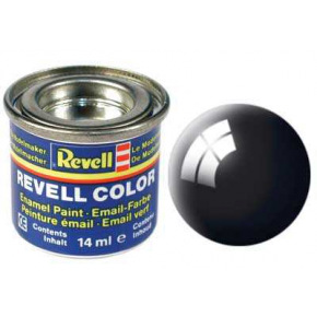 Revell emailová barva 32107 lesklá černá 14ml