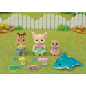 Sylvanian Families 5749 Zábava u bazénu Baby Trio