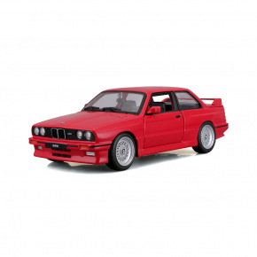 Bburago - Auta HOBBY, 1988 BMW 3 Series M3, červená, 1:24