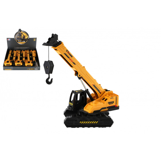 Teddies Żuraw gąsienicowy plastik/metal 8x26cm na mechanizm bezwładnościowy