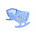 Kolébka pro panenky bez soupravy plast 47x35x30cm v krabici 48x32x8cm