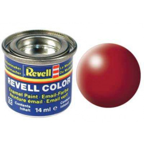 Revell emailová barva 32330 hedvábná ohnivě rudá