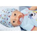 Zapf BABY born mit magischem Schnuller, Junge, 43 cm
