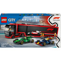 LEGO City 60445 F1®-Truck mit F1®-Autos RB20 und AMR24