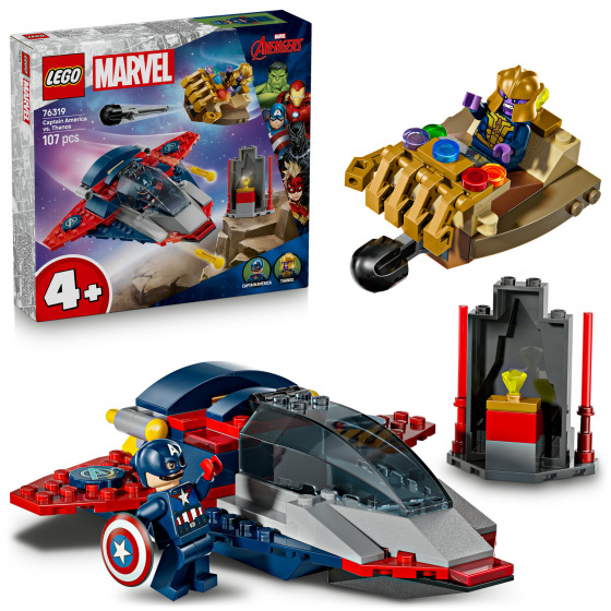 LEGO Marvel 76319 Kapitán Amerika vs. Thanos