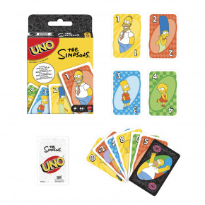 Mattel UNO SIMPSONOWIE