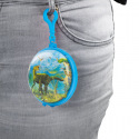 Teddies Peněženka na klíče dinosaurus kov/plast 8cm 2 barvy