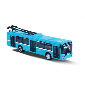 Rappa Metalowy trolejbus DPO Ostrava niebieski 16 cm