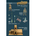 Italeri Model Kit diorama 6199 - Battle of Normandy: Saint-Mere-Église 6 June 1944 (1:72)