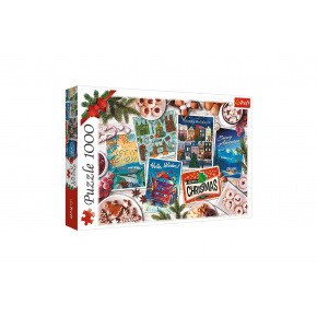 Trefl Puzzle Zimní vzpomínky 1000 dílků 68,3x48cm v krabici 40x27x6cm