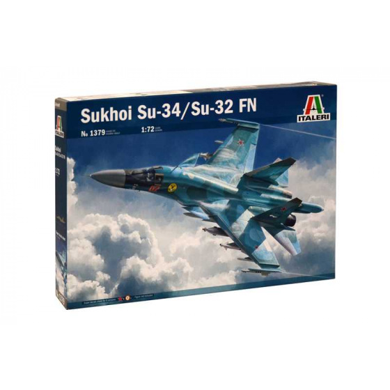 Italeri Modellbausatz Flugzeug 1379 - SUKHOI SU-34/SU-32 FN (1:72)