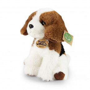 Rappa Plyšový pes bígl 20 cm ECO-FRIENDLY PLUSH WORLD