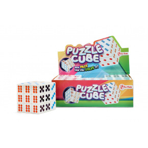 Teddies Puzzle Cube 3x3x3 plastikowe w folii 6x6x6cm