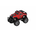 Auto RC Off-Road terénní plast 14cm na baterie 27MHz 2 barvy v krabičce 16x12x10cm