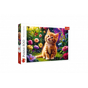 Trefl Puzzle Roztomilé kotě 500 dílků 48x34cm v krabici 40x27x4,5cm