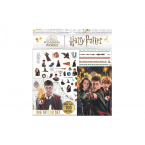 Tetování velký set Harry Potter s omalovánkami v sáčku