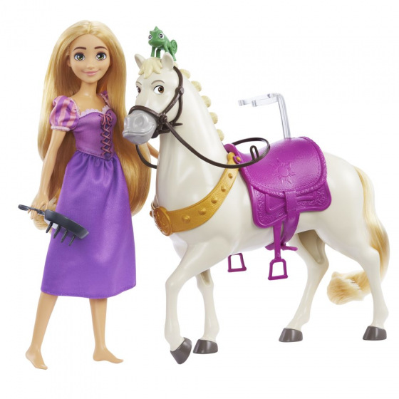 Mattel Disney Prinzessin PUPPE RAPUNZEL UND MAXIMUS