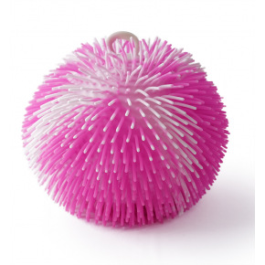 Mac Toys SPORTO Tassel dúhová lopta so svetlom - ružová a biela