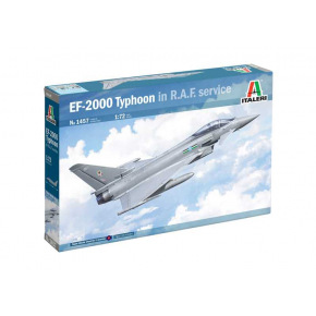 Italeri Model Kit aircraft 1457 - Eurofighter Typhoon EF-2000 "In R.A.F. Serwis" (1:72)