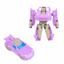 Teddies Transformer auto/robot plast 10cm mix barev v plastové krabičce 5x10,5cm