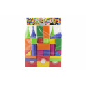 Teddies Stavebnice kostky velké 18ks plast v sáčku 40x53x8cm