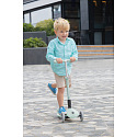 GLOBBER Kolobežka JUNIOR FOLDABLE LIGHTS ECOLOGIC, pistáciová
