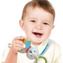 Clementoni Plyšové chrastítko s úchytem - Zajíček