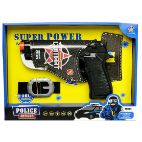 Mac Toys Policajná pištoľ Mac Toys s opaskom