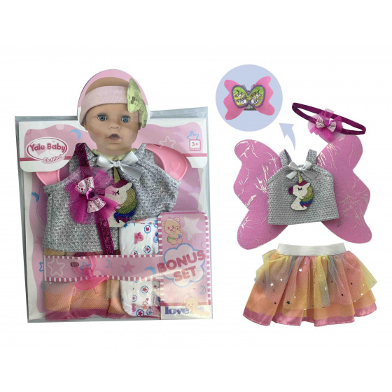 Plejo Mac Toys Šaty na panenku 40-43cm