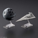 Revell Plastic ModelKit BANDAI Star Wars 01207 - Death Star II + Imperial Star Destroyer