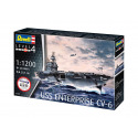 Revell Starter Kit loď 75824 - USS Enterprise CV-6 (1:1200)