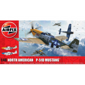 Airfix Classic Kit letadlo A05138 - North American P-51D Mustang (Filletless Tails) (1:48)