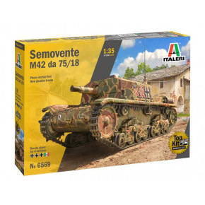 Italeri Model Kit military 6569 - Semovente M42 da 75/18 (1:35)
