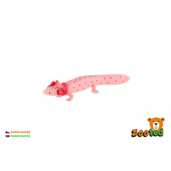 Axolotl mexický zooted plast 8cm 