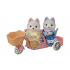 Sylvanian Families 5637 Tandemové kolo pro Husky sourozence