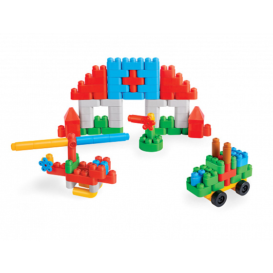 Hape Stavebnice PolyM 128 ks
