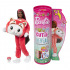 Mattel Barbie CUTIE REVEAL BARBIE W KOSTIUMIE - KOT W KOSTIUMIE CZERWONEJ PANDY
