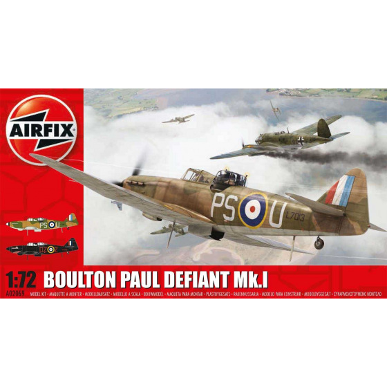 Airfix Classic Kit letadlo A02069 - Boulton Paul Defiant (1:72) - nová forma