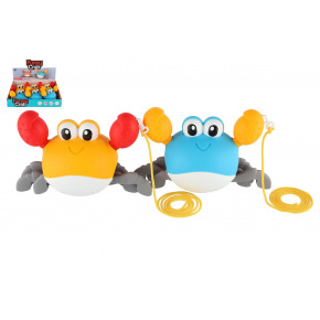 Teddies Krab lezoucí na natažení plast 20x12cm 2 barvy