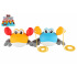 Teddies Krab pełzający na folii stretch 20x12cm 2 kolory 6szt w pudełku