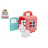 Teddies Zvířátko v přepravním boxu plast 3 barvy