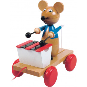 Woody Tahací myš s xylofonem