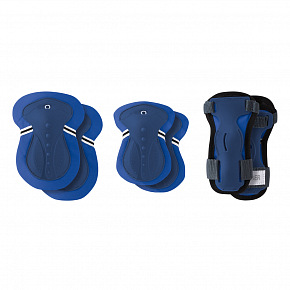 GLOBBER Sada chráničů 3v1 PROTECTIVE JUNIOR SET XS, námořnická modrá