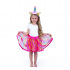 Rappa Dětský kostým tutu sukně s čelenkou jednorožec