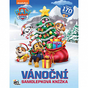 Jiri Models Vánoční samolepková knížka Paw Patrol/Tlapková Patrola