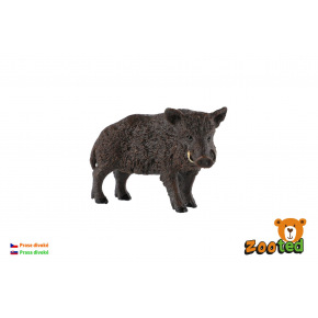 Prase divoké kanec zooted plast 7cm 