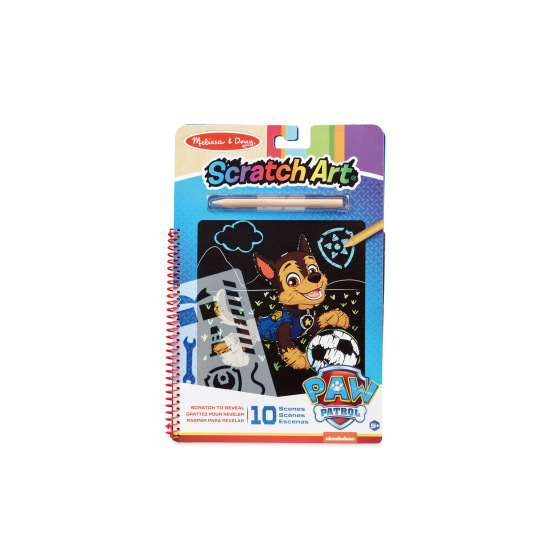 Lowlands Škrabací obrázky/blok Chase Paw Patrol/Tlapková patrola 10 listů 19x28cm