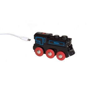 Brio 33599 Elektrická lokomotiva nabíjecí přes mini USB kabel
