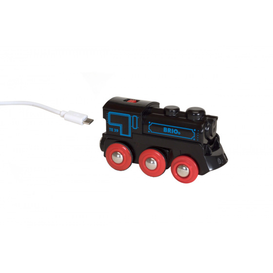 Brio 33599 Elektrische Lokomotive aufladbar über Mini-USB-Kabel